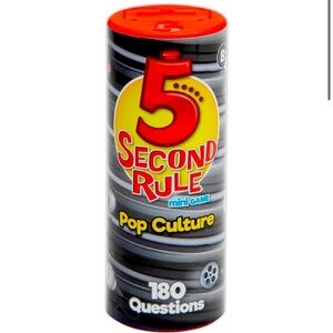 5 Second Rule Game Pop Culture Edition (Mini Tube)- NWT
